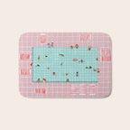 Pink Tiles Bath Mat Gallery Image 1