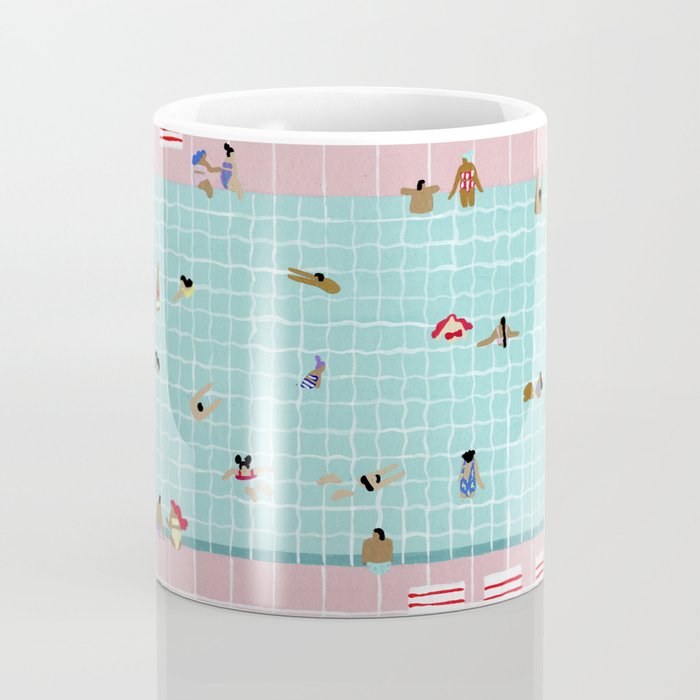 Pink Tiles Coffee Mug Gallery Image 4