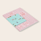 Pink Tiles Notebook Gallery Image 2