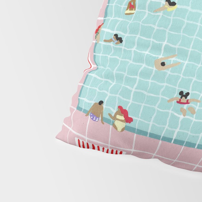 Pink Tiles Pillow Sham Gallery Image 4