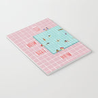 Pink Tiles Notebook Gallery Image 3
