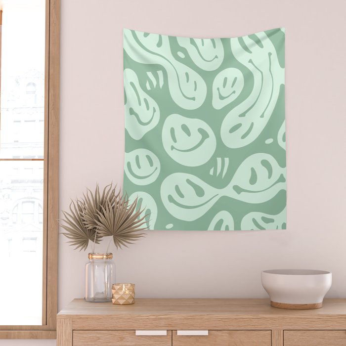 Minty Fresh Melted Happiness Wall Tapestry Gallery Image 2