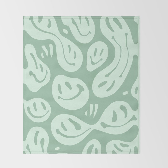 Minty Fresh Melted Happiness Throw Blanket Gallery Image 2