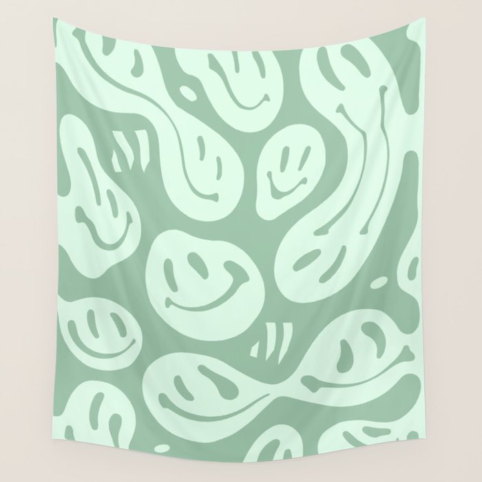 Minty Fresh Melted Happiness Wall Tapestry Gallery Image 4