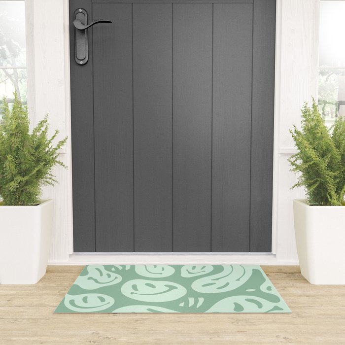 Minty Fresh Melted Happiness Welcome Mat Gallery Image 3