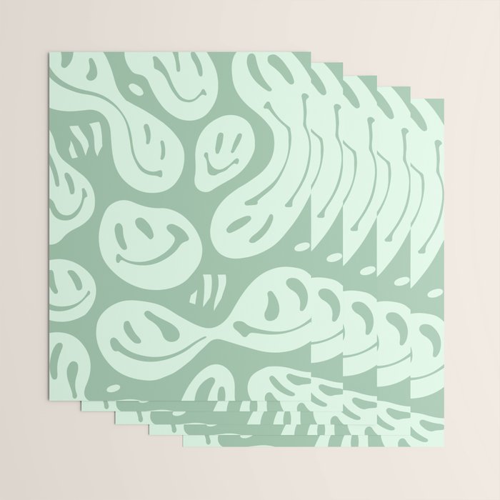Minty Fresh Melted Happiness Wrapping Paper Gallery Image 3