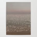 Beach Ocean Glitter Poster Gallery Image 4