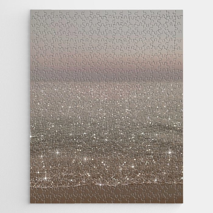 Beach Ocean Glitter Jigsaw Puzzle Gallery Image 1