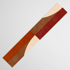 abstract retro shapes earthy 13 Table Runner Gallery Image 3