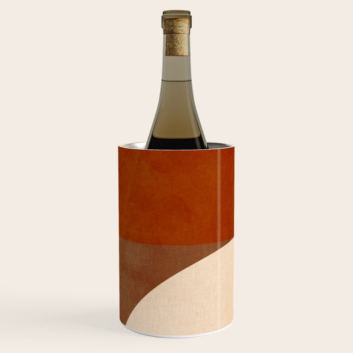 abstract retro shapes earthy 13 Wine Chiller Gallery Image 2