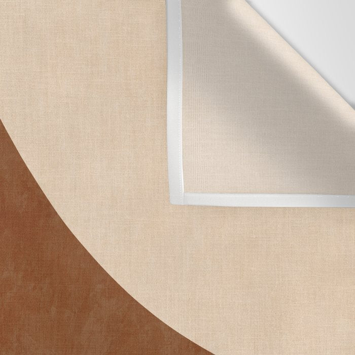 abstract retro shapes earthy 13 Wall Tapestry Gallery Image 3