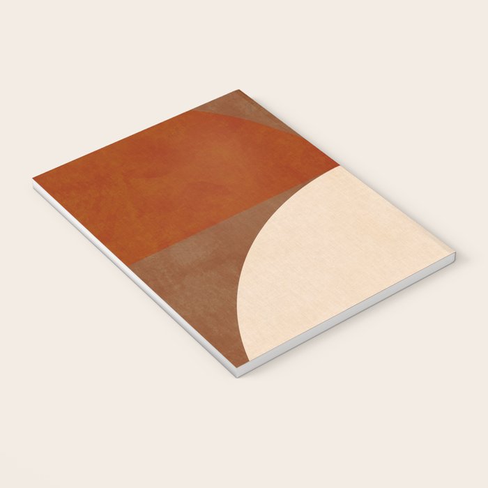 abstract retro shapes earthy 13 Notebook Gallery Image 3
