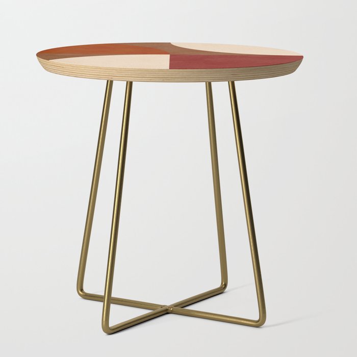 abstract retro shapes earthy 13 Side Table Gallery Image 1