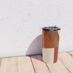 abstract retro shapes earthy 13 Travel Mug Gallery Image 4