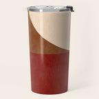 abstract retro shapes earthy 13 Travel Mug Gallery Image 2
