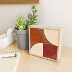 abstract retro shapes earthy 13 Mini Art Print Gallery Image 2