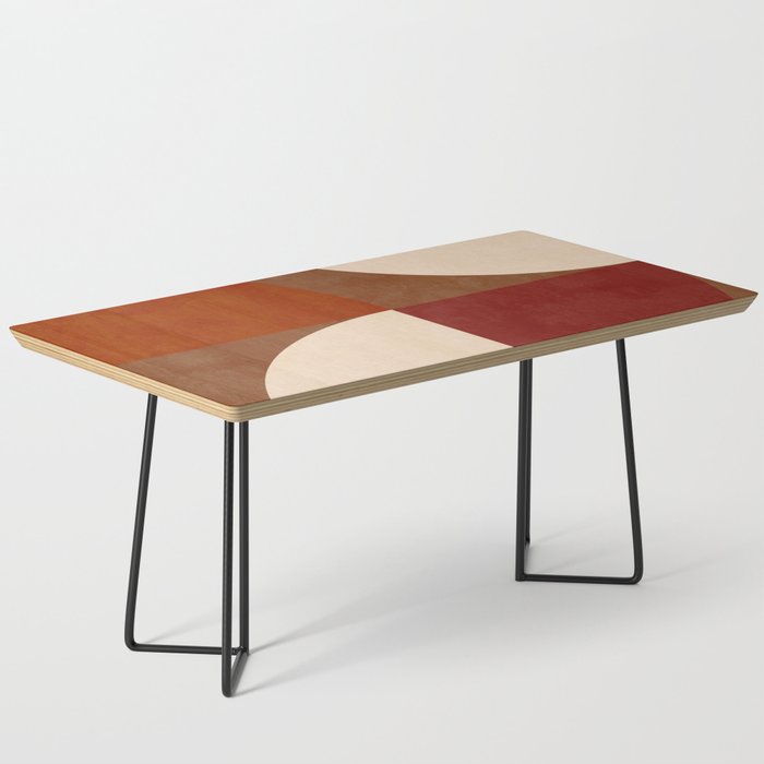 abstract retro shapes earthy 13 Coffee Table Gallery Image 1