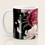 Black Peonies Explosion Coffee Mug Gallery Image 3