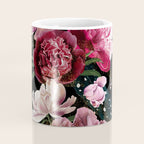 Black Peonies Explosion Coffee Mug Gallery Image 4