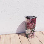 Black Peonies Explosion Travel Mug Gallery Image 4