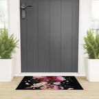 Black Peonies Explosion Welcome Mat Gallery Image 3