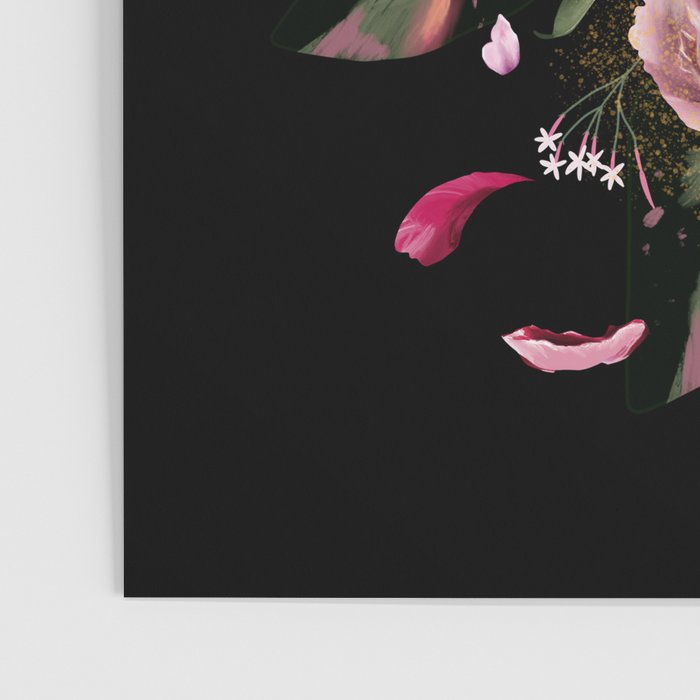 Black Peonies Explosion Poster Gallery Image 3