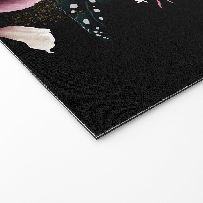 Black Peonies Explosion Welcome Mat Gallery Image 2