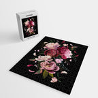 Black Peonies Explosion Jigsaw Puzzle Gallery Image 2