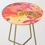 Tiger and Mandarin Ducks Side Table Gallery Image 2