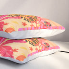 Tiger and Mandarin Ducks Pillow Sham Gallery Image 3