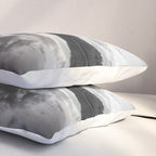 Grand Teton Black & White Wyoming National Park Oxbow Bend Landscape Pillow Sham Gallery Image 3