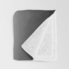 Grand Teton Black & White Wyoming National Park Oxbow Bend Landscape Throw Blanket Gallery Image 3