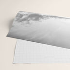 Grand Teton Black & White Wyoming National Park Oxbow Bend Landscape Wrapping Paper Gallery Image 2