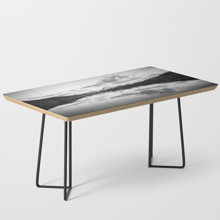 Grand Teton Black & White Wyoming National Park Oxbow Bend Landscape Coffee Table Gallery Image 1