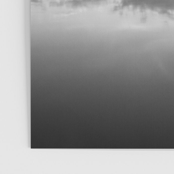 Grand Teton Black & White Wyoming National Park Oxbow Bend Landscape Poster Gallery Image 3