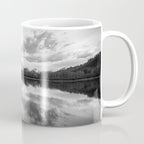 Grand Teton Black & White Wyoming National Park Oxbow Bend Landscape Coffee Mug Gallery Image 1