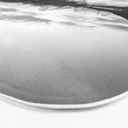 Grand Teton Black & White Wyoming National Park Oxbow Bend Landscape Bath Mat Gallery Image 3