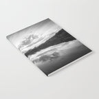 Grand Teton Black & White Wyoming National Park Oxbow Bend Landscape Notebook Gallery Image 2