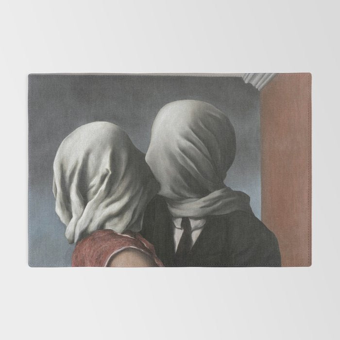 The Lovers II (Les Amants) 1928, Artwork Rene Magritte For Prints, Posters, Shirts, Bags Men Women K Rug Gallery Image 2