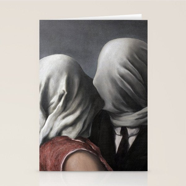 The Lovers II (Les Amants) 1928, Artwork Rene Magritte For Prints, Posters, Shirts, Bags Men Women K Stationery Card Gallery Image 2