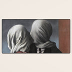 The Lovers II (Les Amants) 1928, Artwork Rene Magritte For Prints, Posters, Shirts, Bags Men Women K Desk Mat Gallery Image 3
