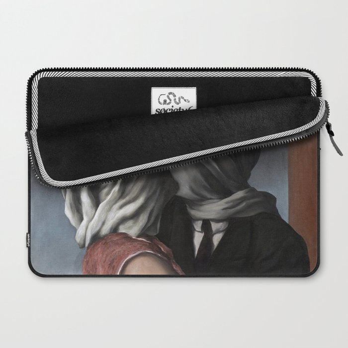 The Lovers II (Les Amants) 1928, Artwork Rene Magritte For Prints, Posters, Shirts, Bags Men Women K Laptop Sleeve Gallery Image 2