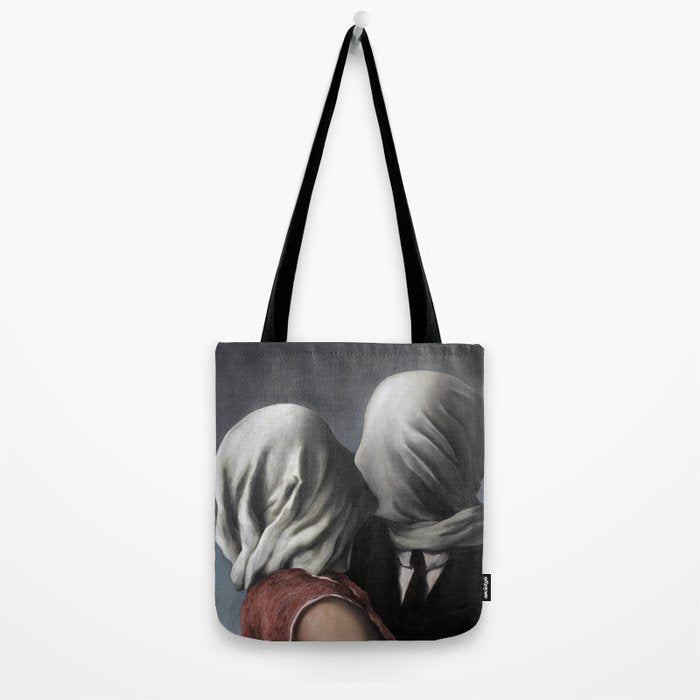 The Lovers II (Les Amants) 1928, Artwork Rene Magritte For Prints, Posters, Shirts, Bags Men Women K Tote Bag Gallery Image 2