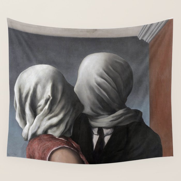 The Lovers II (Les Amants) 1928, Artwork Rene Magritte For Prints, Posters, Shirts, Bags Men Women K Wall Tapestry Gallery Image 4