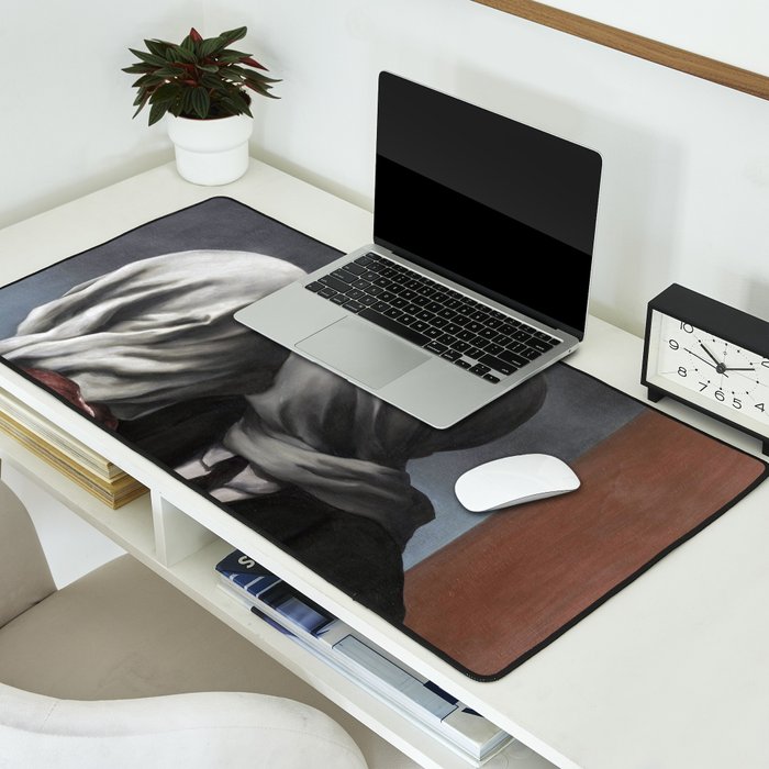 The Lovers II (Les Amants) 1928, Artwork Rene Magritte For Prints, Posters, Shirts, Bags Men Women K Desk Mat Gallery Image 2