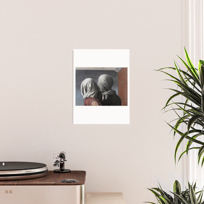 The Lovers II (Les Amants) 1928, Artwork Rene Magritte For Prints, Posters, Shirts, Bags Men Women K Poster Gallery Image 2