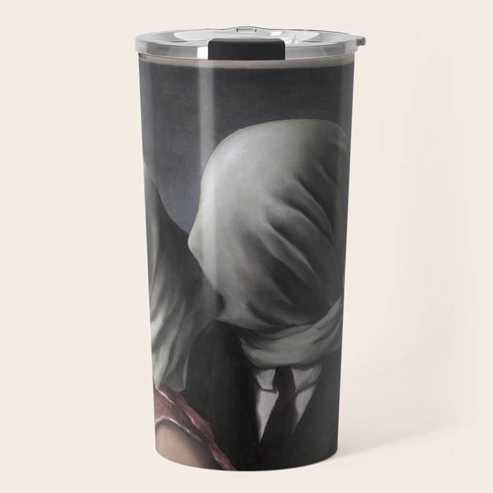 The Lovers II (Les Amants) 1928, Artwork Rene Magritte For Prints, Posters, Shirts, Bags Men Women K Travel Mug Gallery Image 1