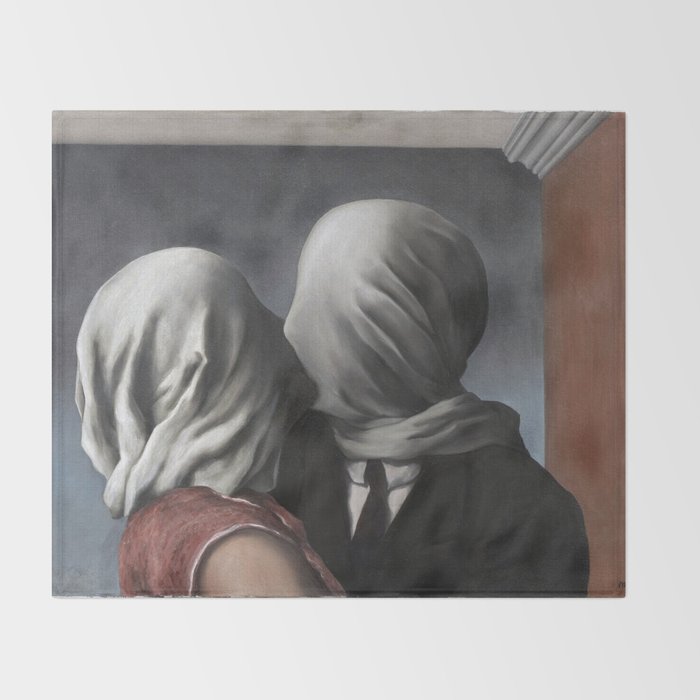 The Lovers II (Les Amants) 1928, Artwork Rene Magritte For Prints, Posters, Shirts, Bags Men Women K Throw Blanket Gallery Image 2