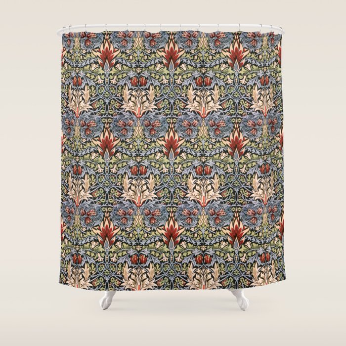 Snakeshead by William Morris Shower Curtain Gallery Image 1