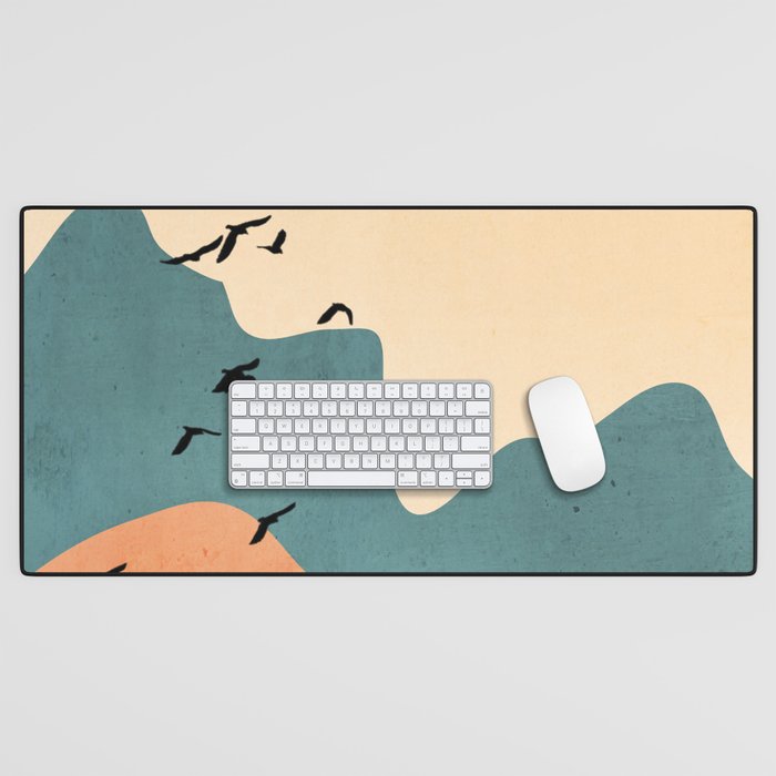 Minimal Abstract Art Landscape 19 Desk Mat Gallery Image 1